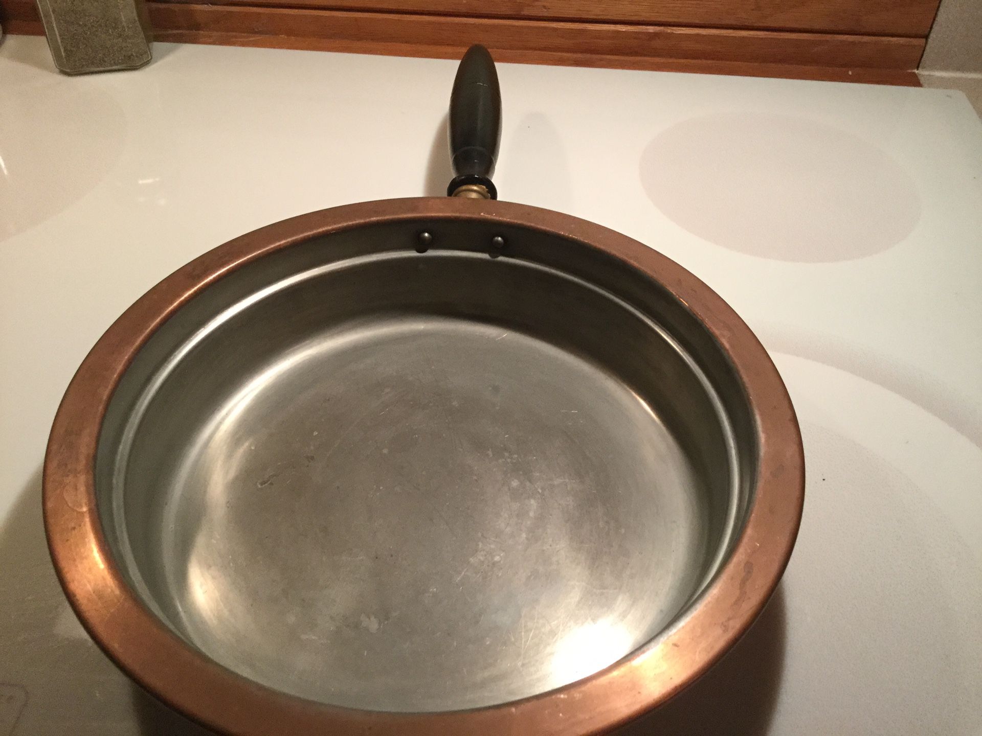 Copper vintage pan
