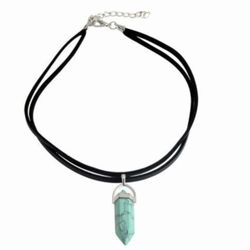 *SALE* Crystal Quartz Healing Point Chakra Stone Pendant Necklace *See My Other 200 Items*