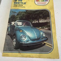 VW BEETLE  Shop Manual 