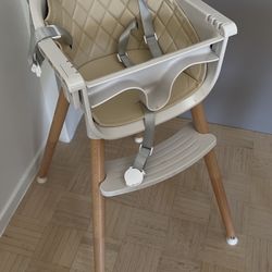 Wooden High Chair For Babies And Toddlers
