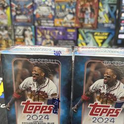 *BRAND NEW* 2 SEALED 2024 TOPPS SERIES 1 One BLASTER BOXES For $85! (ELLY DE LA CRUZ HUNT 🔥 (Exclusive Royal Blue Parallels) 168 Total Cards 