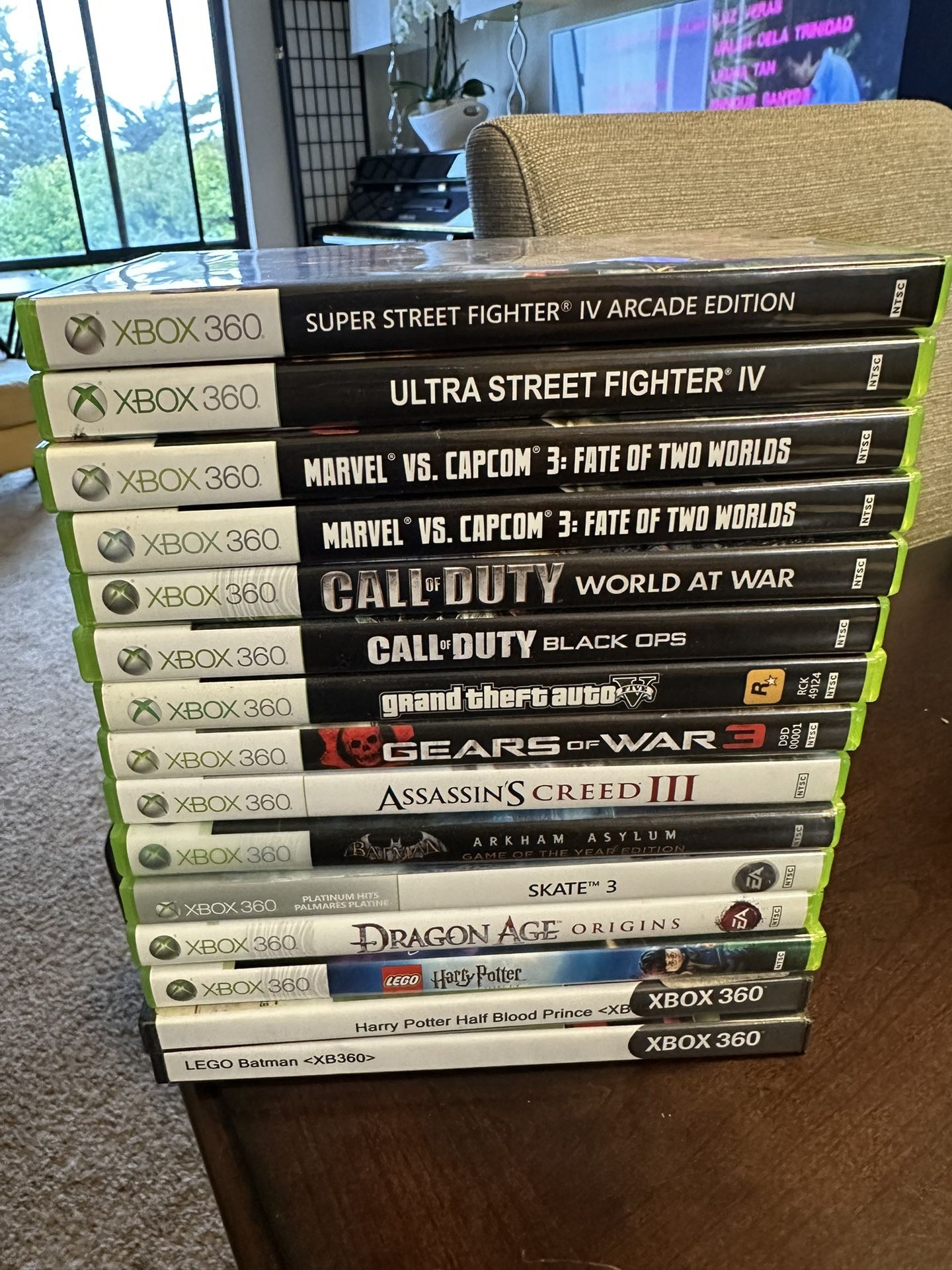 Xbox 360 with Games Plus Free Projector.
