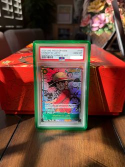 One Piece Monkey D Luffy OP13 Manga Alternate Art  PSA 10