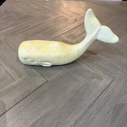 Stone Whale Sculpture