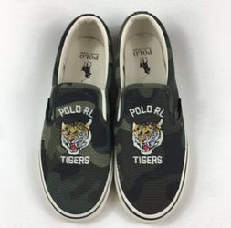 Polo Ralph Lauren Men’s Camo Tiger Slip Ons Size 13