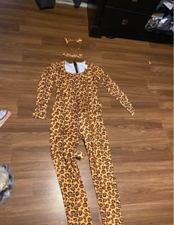 Costume cheetah bodysuit large