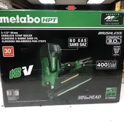 Metabo HPT 3-1/2” 30” Strip Nailer 90mm Battery 