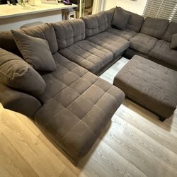 Gray Sectional Couch 