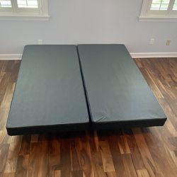 King Size BOX SPRINGS Foundation for Mattress New Of Factory With it’s Plastic Available In All Size Delivery Same Day