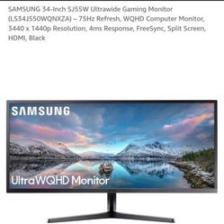 Samsung 34 Inch Ultra Wide 