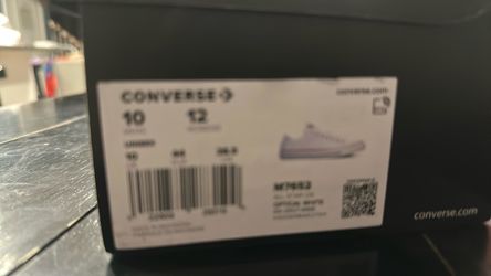 All Star OX optical white low top