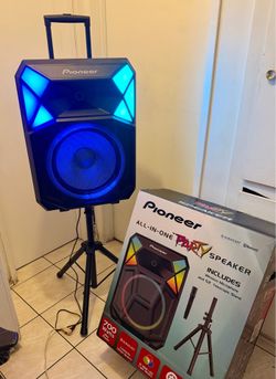 Pioneer 700W Bluetooth Party Speaker – PSX615 PA System w/ Deep Bass, Mic Inputs, DJ / Karaoke Ready