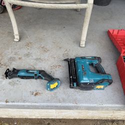Makita Tools Saw and Nailer 