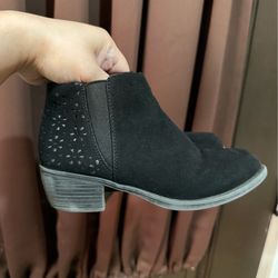 Girl black Suede boots