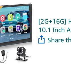 10.1 Inch Android Car Stereodouble Din Bluetooth. With Back Up Camera