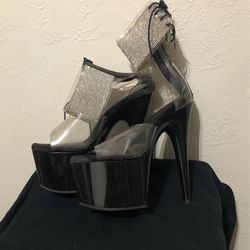 Used Rhinestone Stilettos 