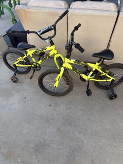 Kids Huffy Bikes Yellow