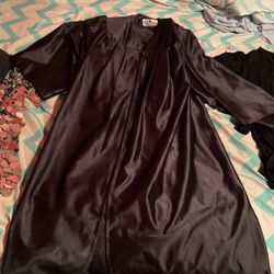 Black Graduation Gown 