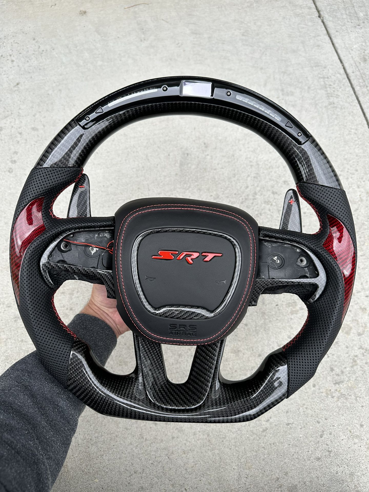 Custom Carbon Fiber Steering Wheel Dodge Charger Challenger 