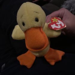 TY Beanie Baby Quackers Duck 1994