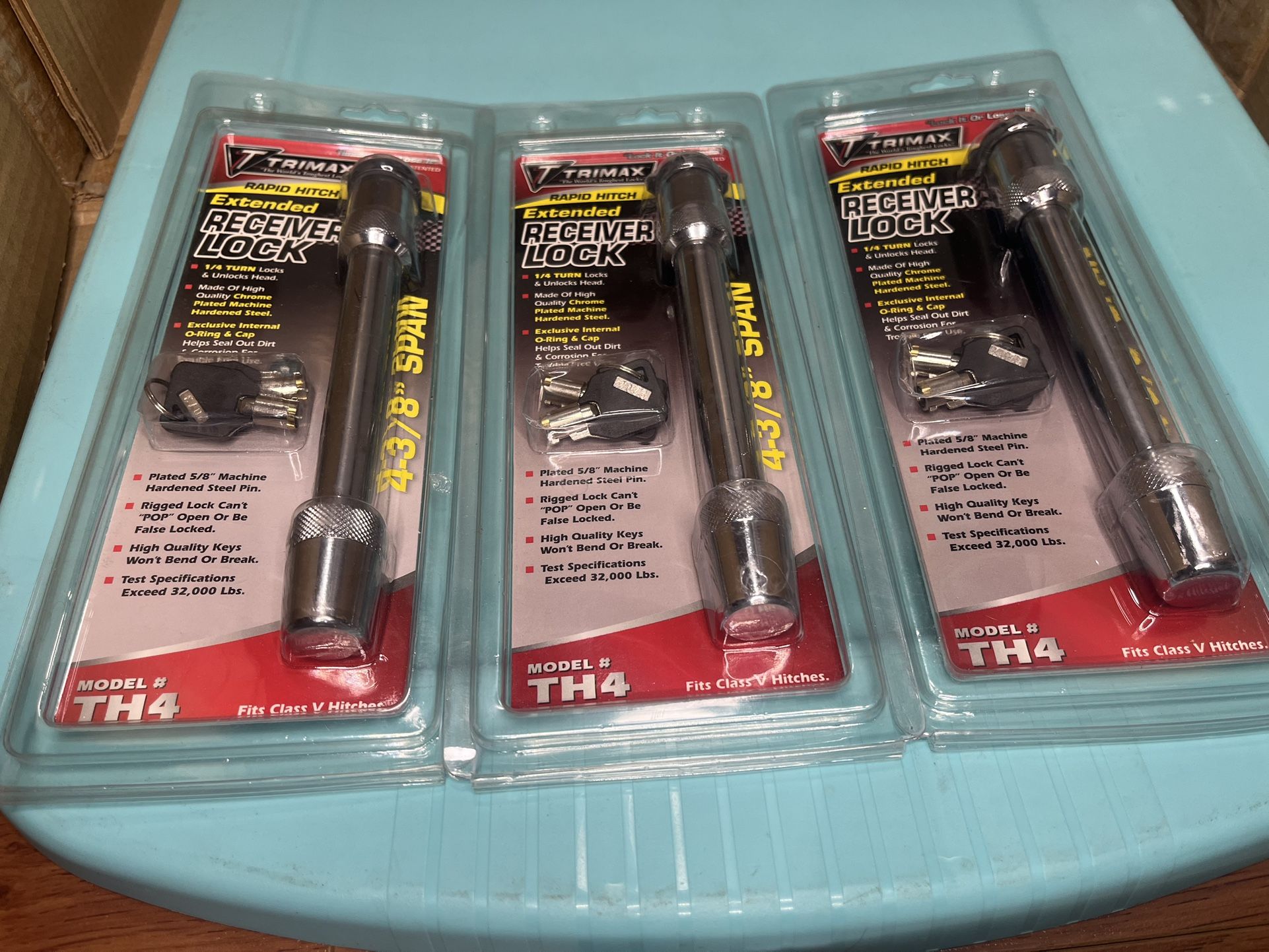 Trimax TH 4 Extended Receiver Locks.