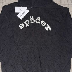 SP5DER VVS BLACK HOODIE