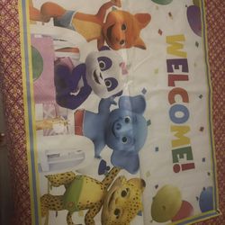 Word Party Banner / Back Drop