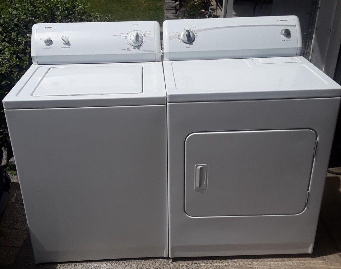 Kenmore 400 series washer and dryer