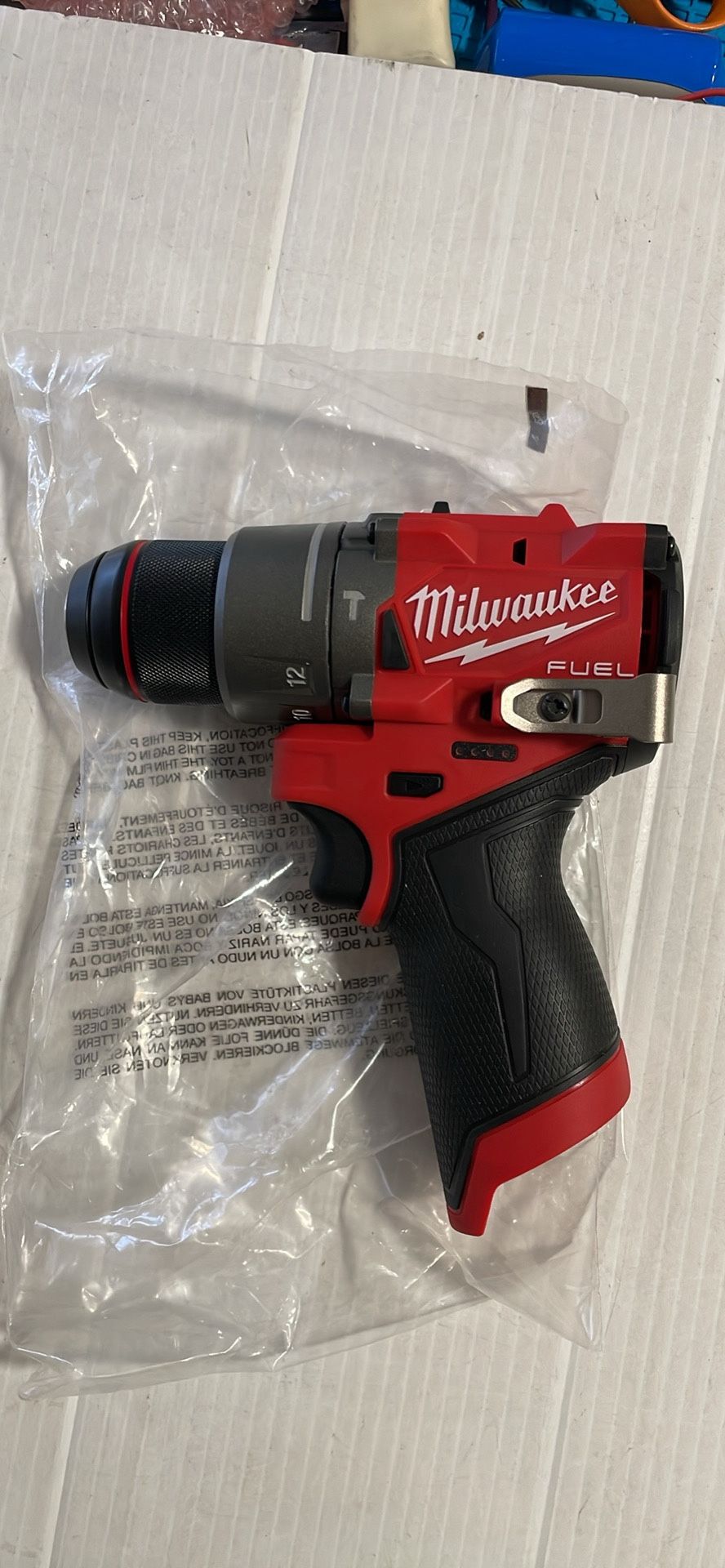 Milwaukee M12 FUEL Hammer Drill 65.00 1/2"