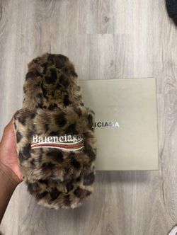 Furry Balenciaga Slides Sz 10,11,12