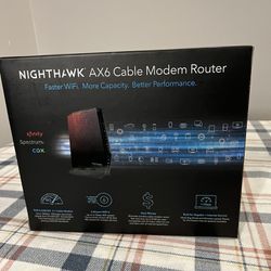 Netgear Nighthawk AX6 Cable Modem Router