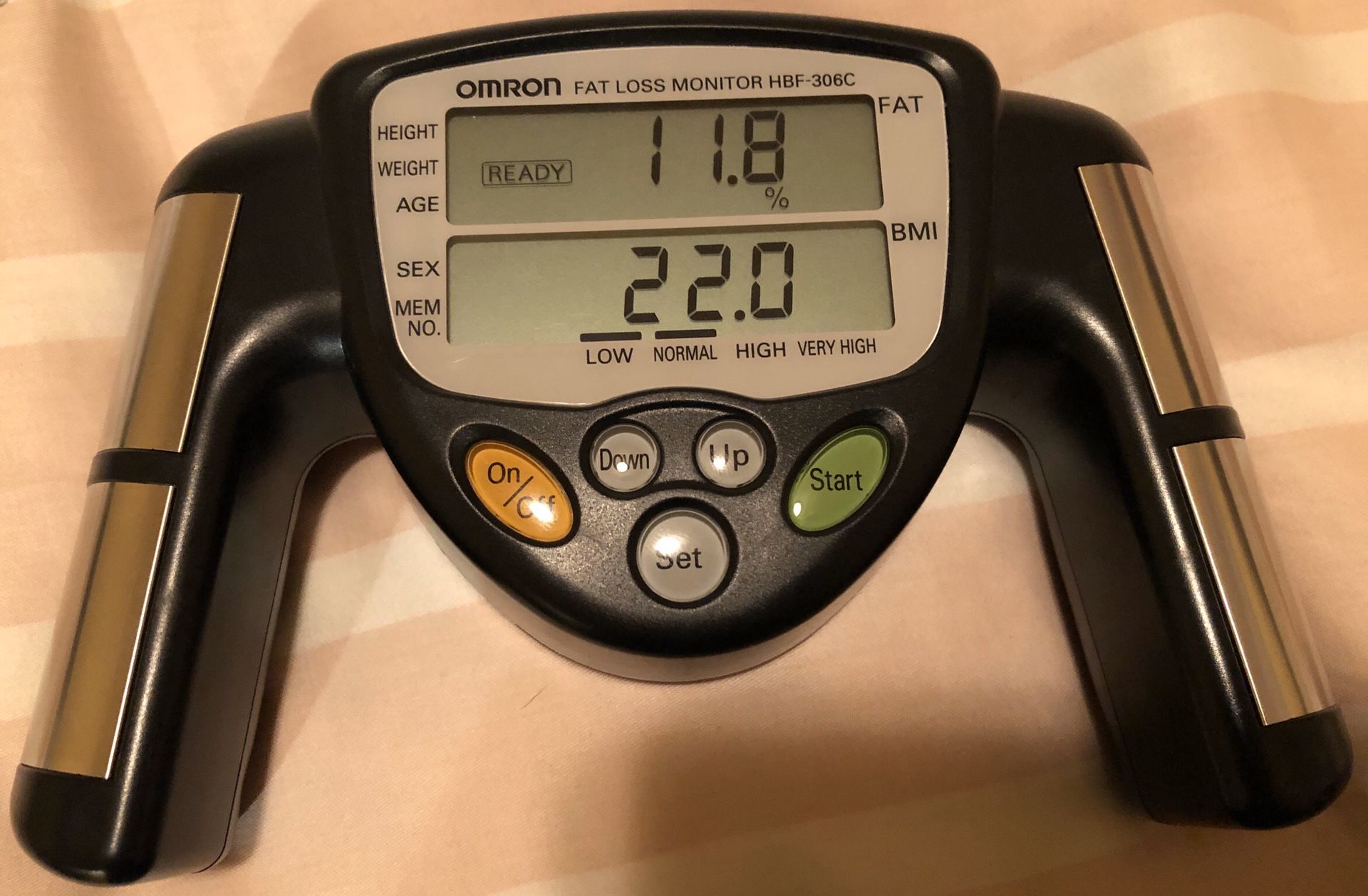 Omron fat loss monitor