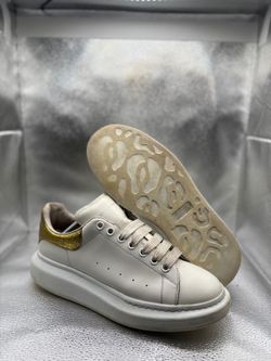 Alexander McQueen Oversized Sneaker white gold