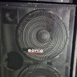 Concert  party  Dj speakers and equipment 