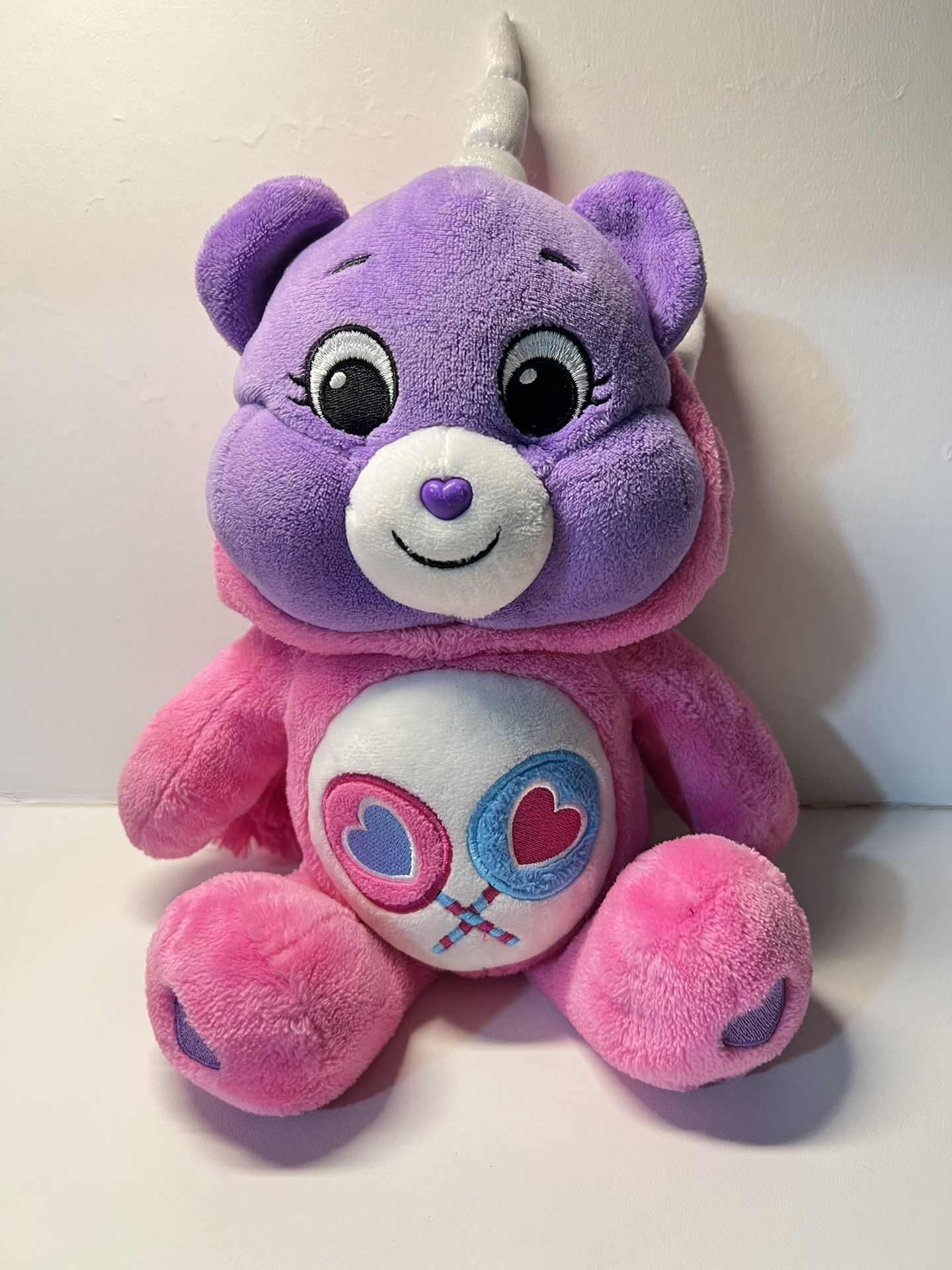 Care Bears 12" Bear Unicorn Hoodie Friends Collector Plush