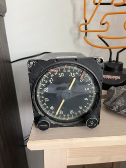 Old military Aircraft Gyroscope Instrument