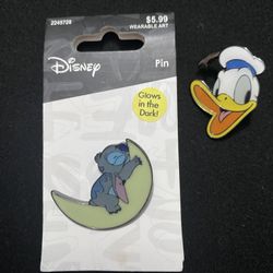 Disney Stitch And Donald Pin 