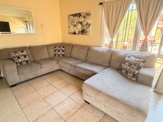 Grey sofa