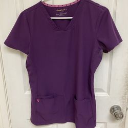 Purple Scrub Top