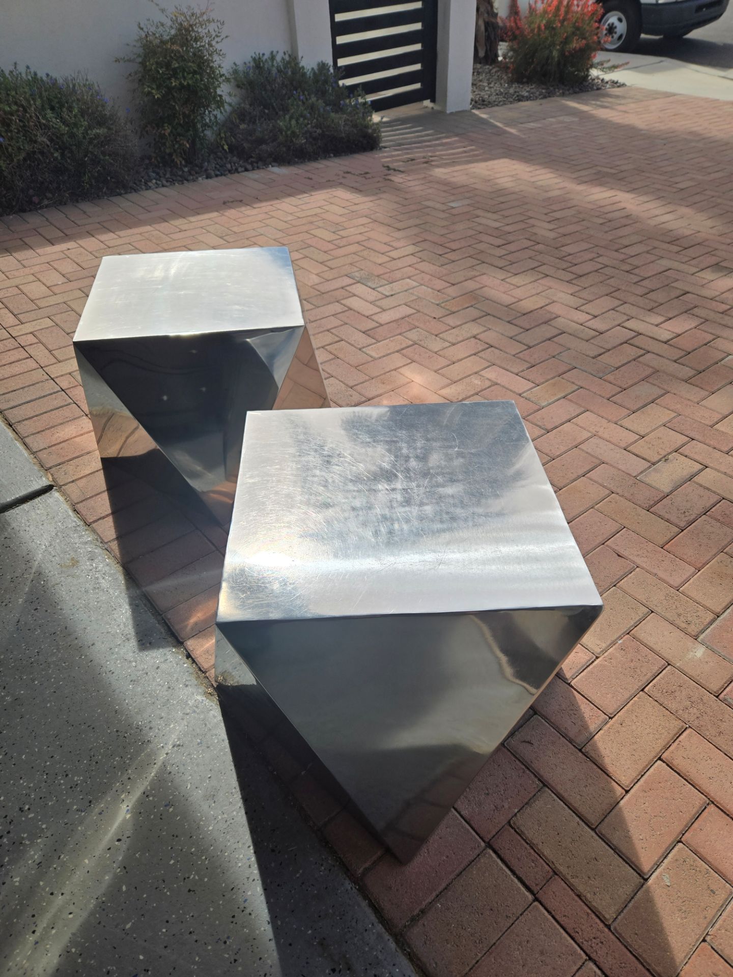 Mid-century modern end tables