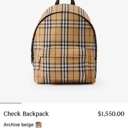 Burberry Backpack 