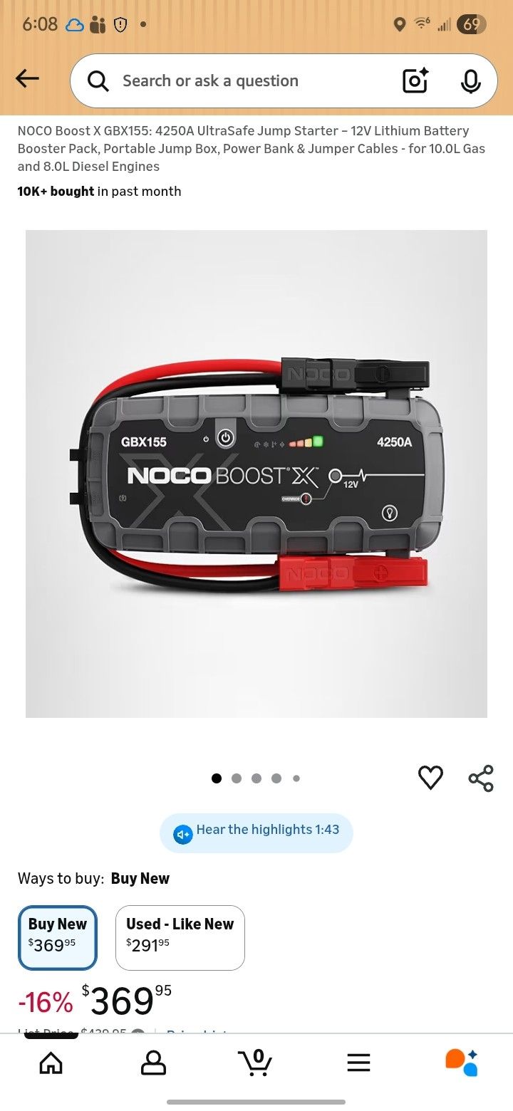 NOCO Boost X GBX155
