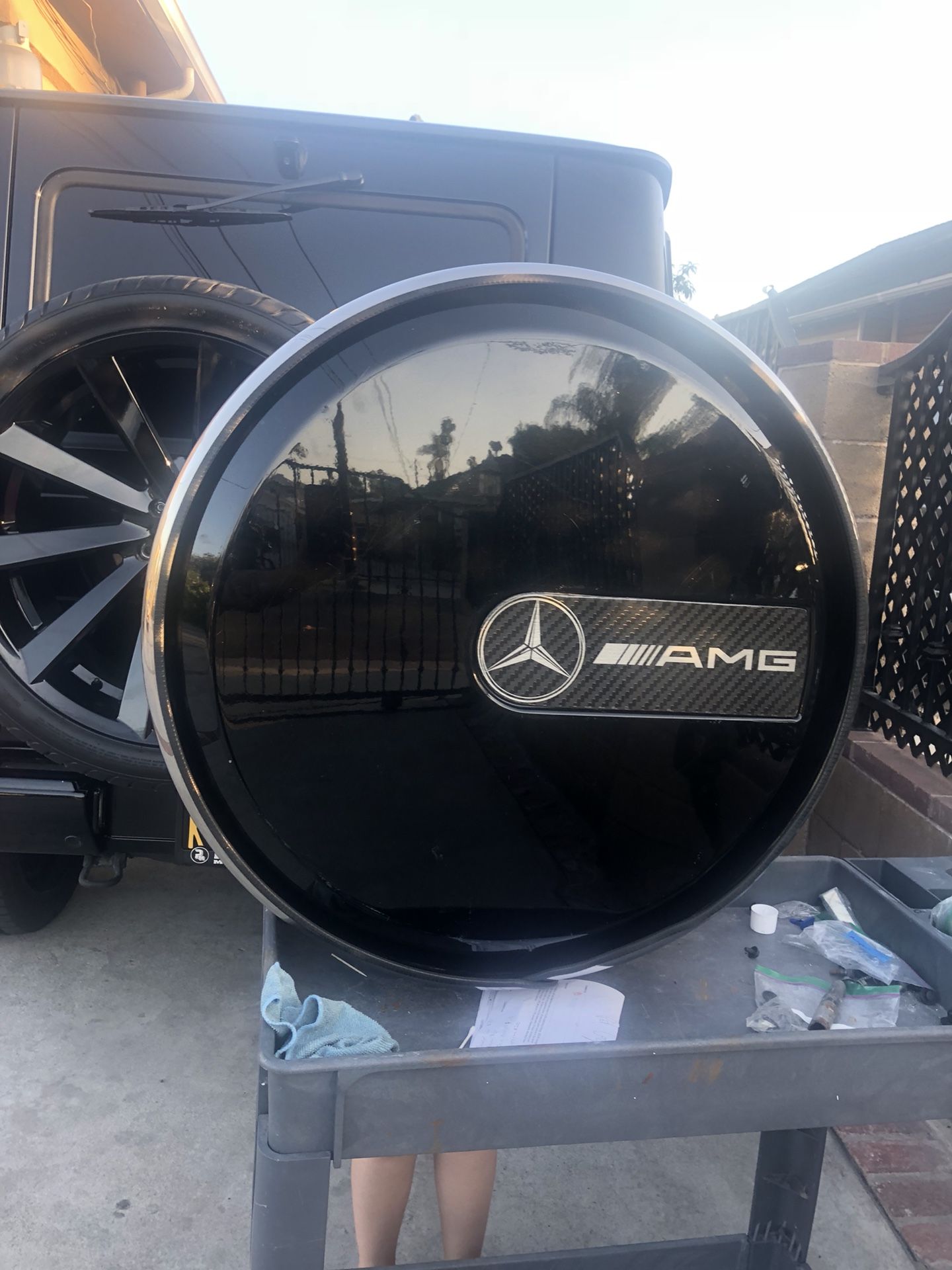 Mercedes G65 G63 G55 G550 G500 Rear AMG Spare Tire Cover
