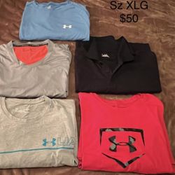 Mens XLG Underarmour Shirts