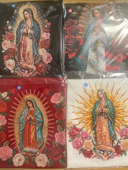 Camisas estampadas  de nuestra  virgen de Guadalupe !