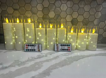 9 Fairy Candles Ivory