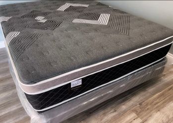 Queen Oasis Thermal Comfort Europillow Top 12inch Mattress
