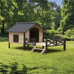 BRAND NEW Outdoor Large Wooden Dog House