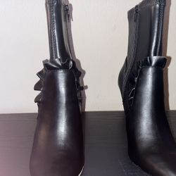 Black Booties - Size 8