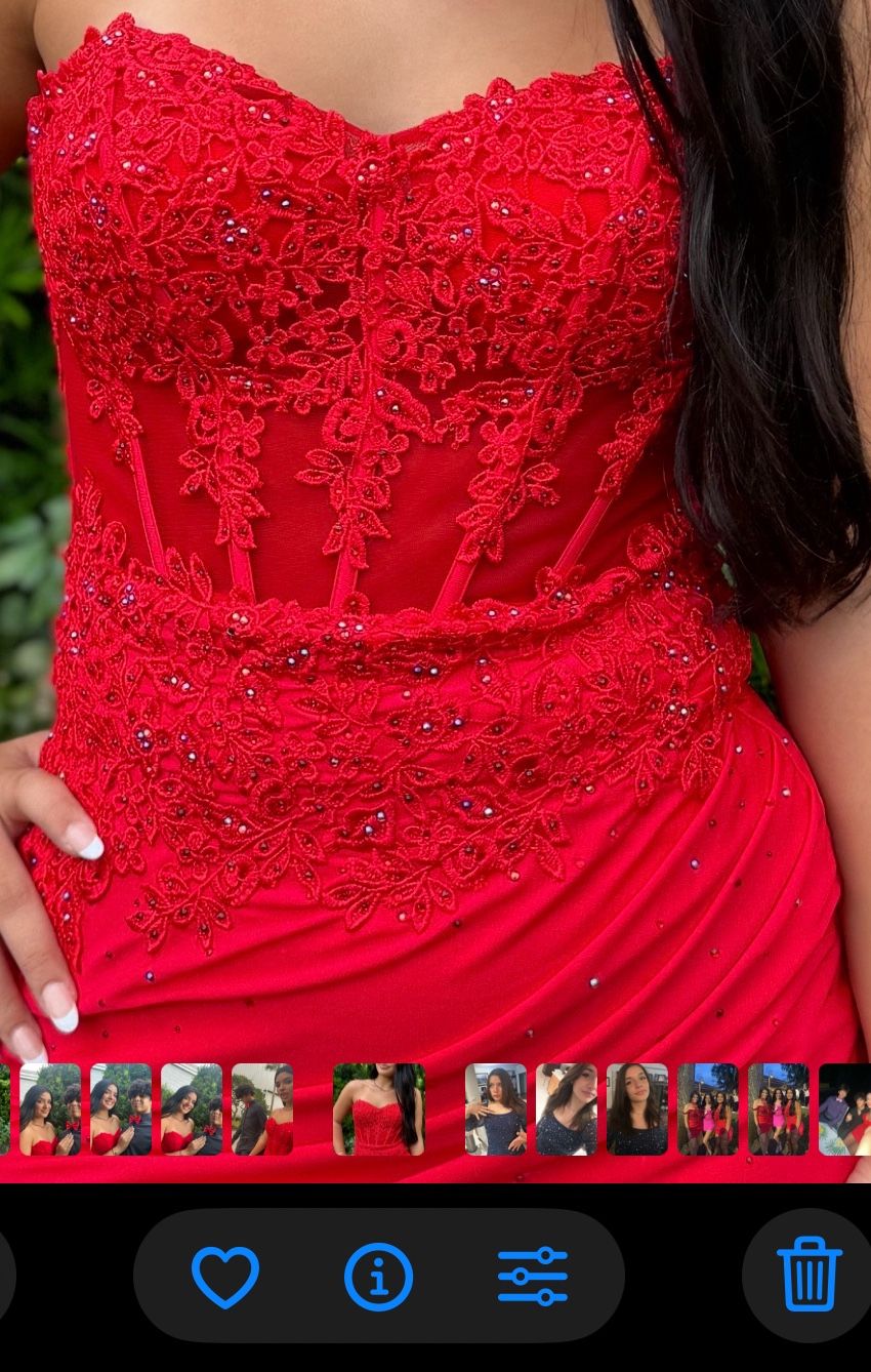 Lovely Homecoming Dress Red 